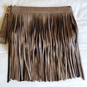 Aldo Fringe Clutch/Wristlet